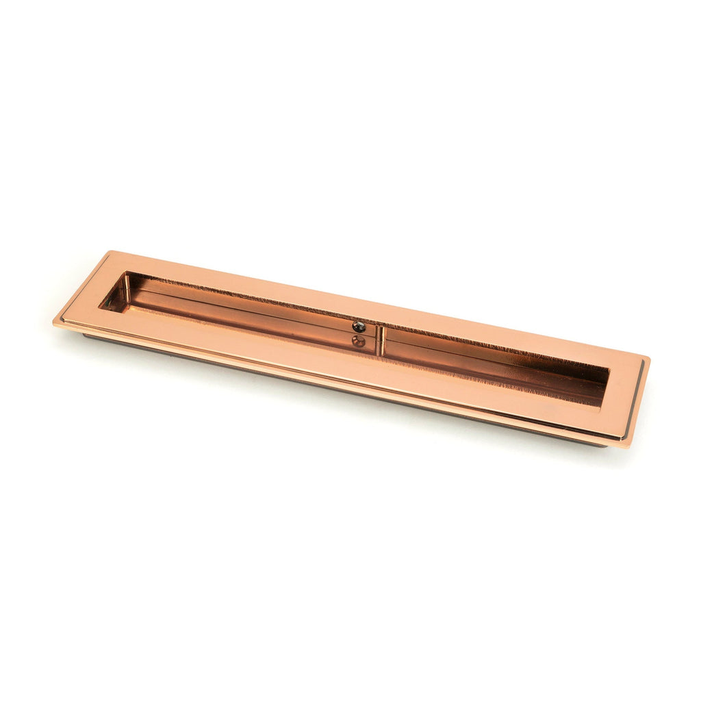 Polished Bronze 250mm Art Deco Rectangular Pull | From The Anvil-Cabinet Pulls-Yester Home