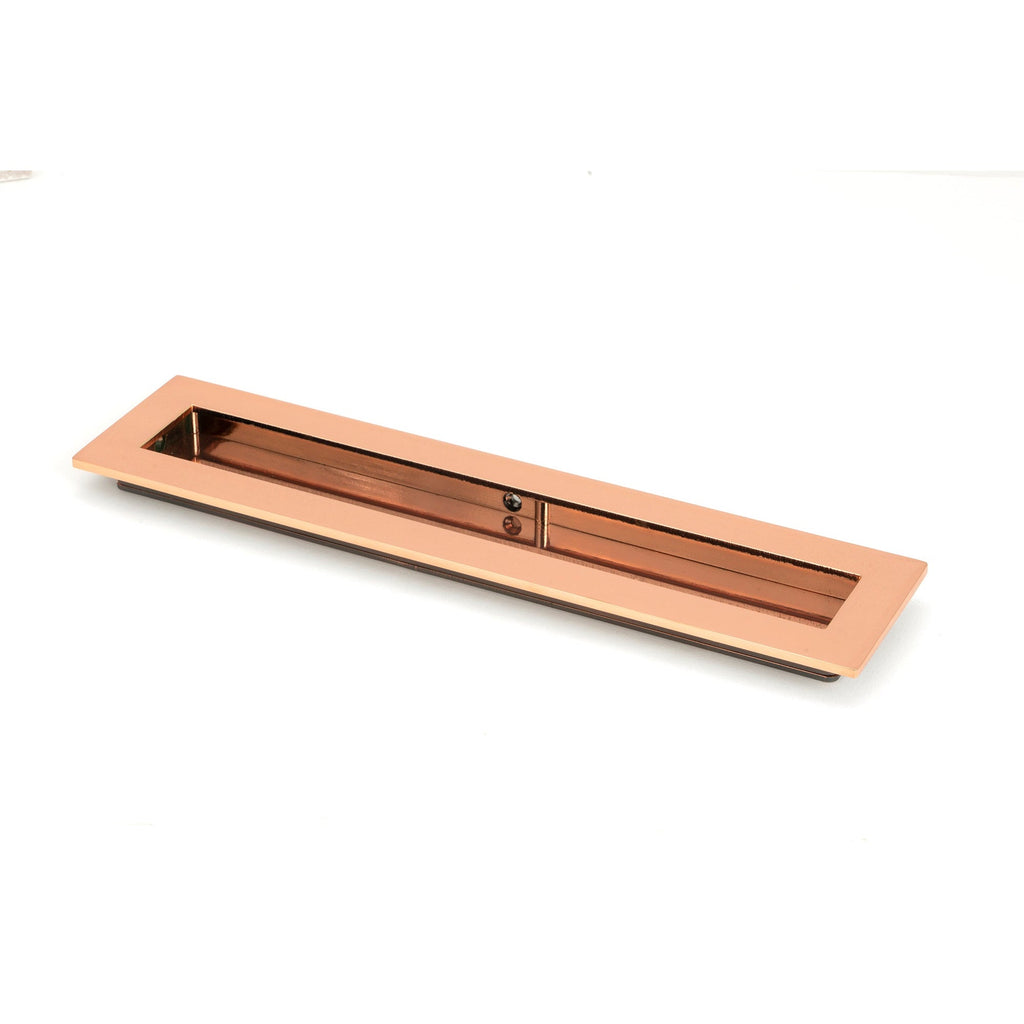 Polished Bronze 250mm Plain Rectangular Pull | From The Anvil-Cabinet Pulls-Yester Home