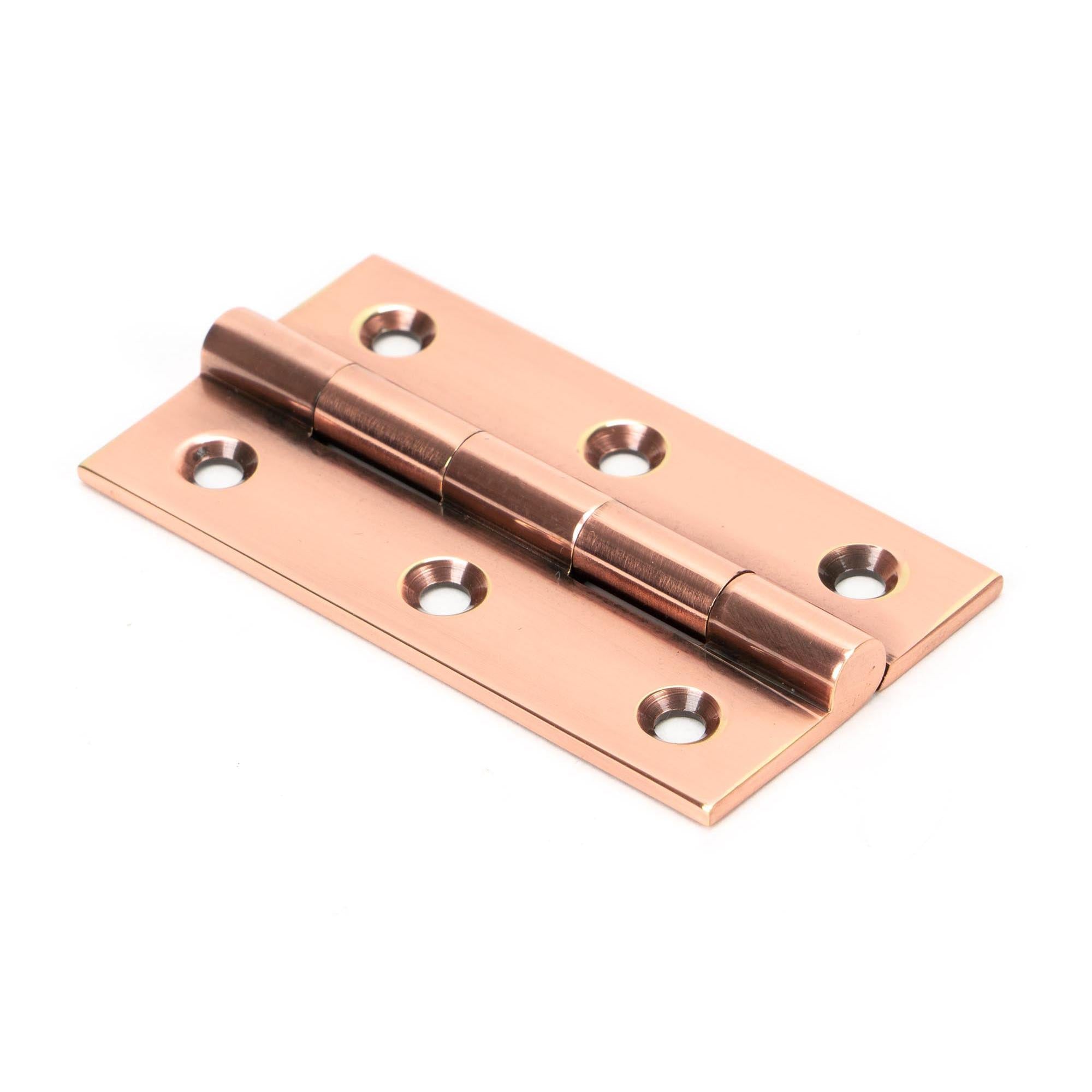 Polished Bronze 2.5" Butt Hinge (pair) | From The Anvil - Butt Hinges - From The Anvil - Yester Home