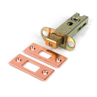 Polished Bronze 3" Heavy Duty Tubular Deadbolt - Deadlocks & Deadbolts - From The Anvil - Yester Home