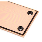Polished Bronze 300mm Art Deco Fingerplate | From The Anvil-Fingerplates-Yester Home