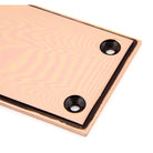 Polished Bronze 300mm Art Deco Fingerplate | From The Anvil - Fingerplates - From The Anvil - Yester Home