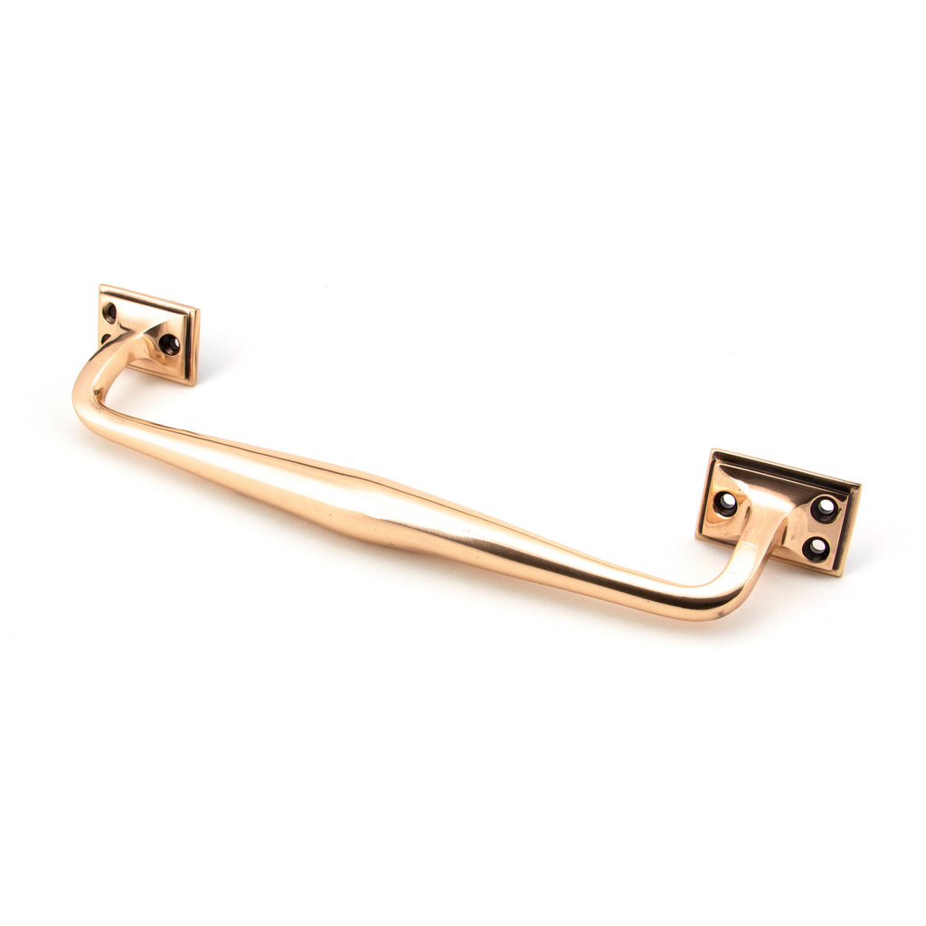 Polished Bronze 300mm Art Deco Pull Handle | From The Anvil-Pull Handles-Yester Home