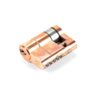 Polished Bronze 30/10 5pin Single Cylinder | From The Anvil - Euro Cylinders - From The Anvil - Yester Home