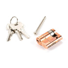 Polished Bronze 30/10 5pin Single Cylinder | From The Anvil - Euro Cylinders - From The Anvil - Yester Home