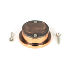 Polished Bronze 34mm Round Finger Edge Pull | From The Anvil-Cabinet Pulls-Yester Home