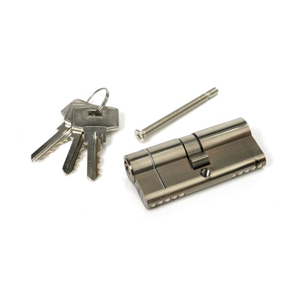 Polished Bronze 35/35 5pin Euro Cylinder | From The Anvil-Euro Cylinders-Yester Home