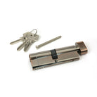 Polished Bronze 35/35 5pin Euro Cylinder KA | From The Anvil-Euro Cylinders-Yester Home