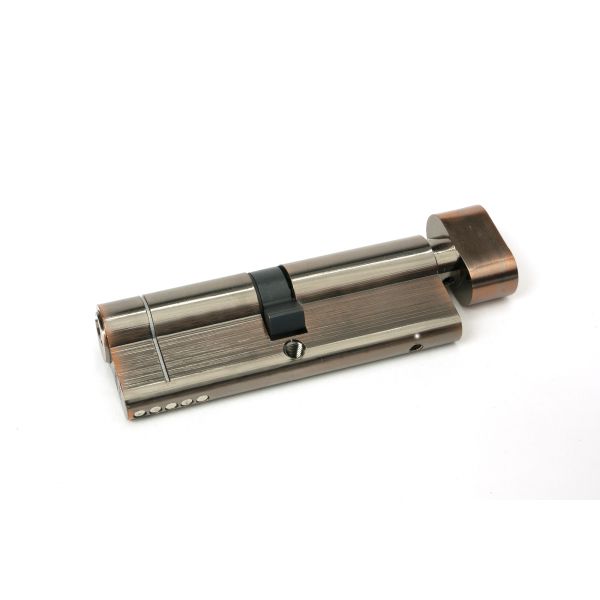 Polished Bronze 35/35 5pin Euro Cylinder KA | From The Anvil-Euro Cylinders-Yester Home