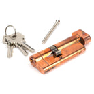 Polished Bronze 35/45T 5pin Euro Cylinder/Thumbturn | From The Anvil - Euro Cylinders - From The Anvil - Yester Home
