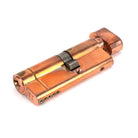 Polished Bronze 35T/45 5pin Euro Cylinder/Thumbturn | From The Anvil - Euro Cylinders - From The Anvil - Yester Home