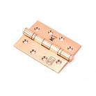 Polished Bronze 4" Ball Bearing Butt Hinge (pair) ss | From The Anvil - Butt Hinges - From The Anvil - Yester Home