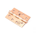 Polished Bronze 4" Ball Bearing Butt Hinge (pair) ss | From The Anvil-Butt Hinges-Yester Home