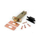 Polished Bronze 4" Heavy Duty Tubular Deadbolt - Deadlocks & Deadbolts - From The Anvil - Yester Home