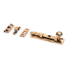 Polished Bronze 4" Universal Bolt | From The Anvil - Bolts - From The Anvil - Yester Home