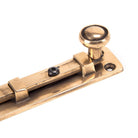 Polished Bronze 4" Universal Bolt | From The Anvil - Bolts - From The Anvil - Yester Home