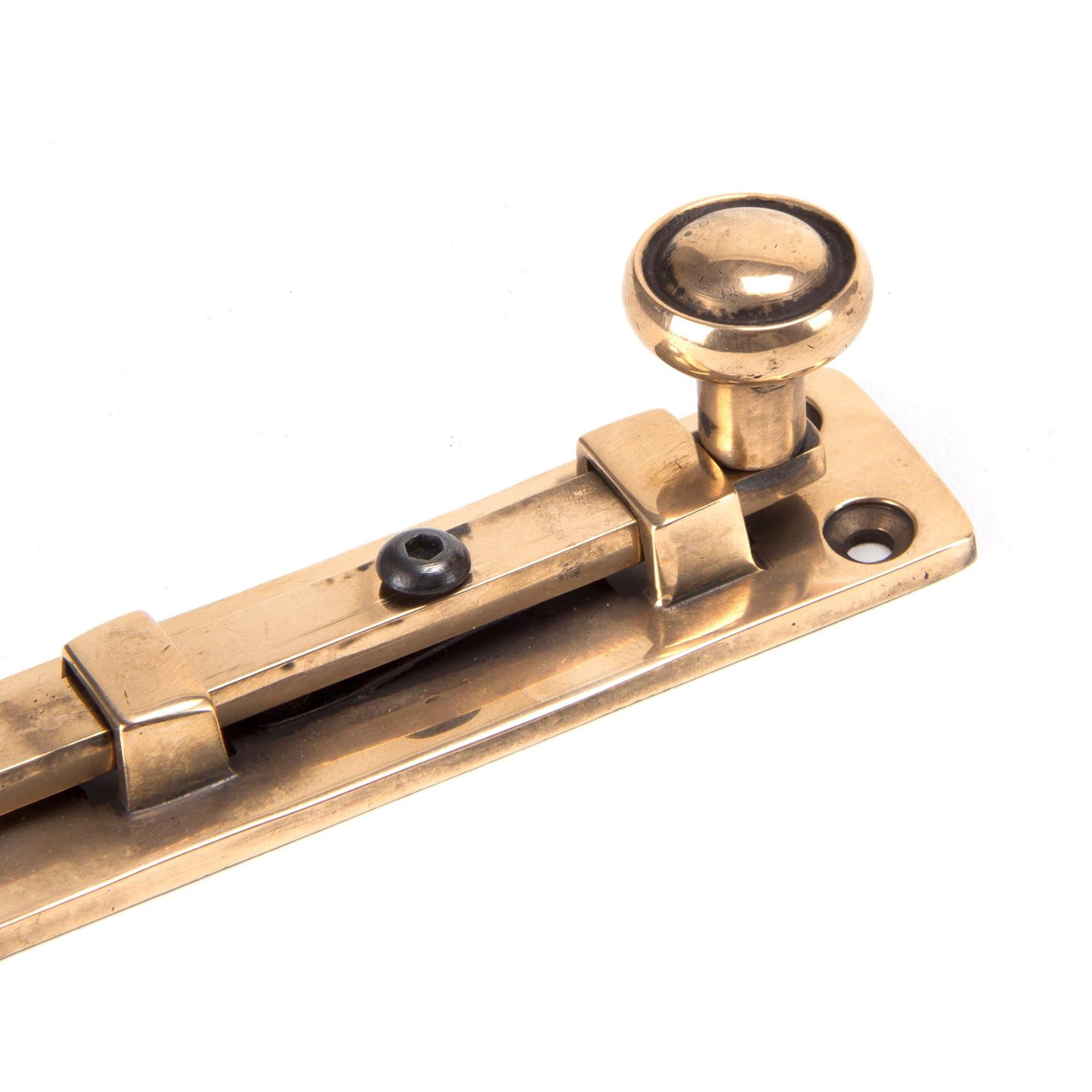 Polished Bronze 4" Universal Bolt | From The Anvil - Bolts - From The Anvil - Yester Home