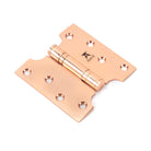 Polished Bronze 4" x 2" x 4"  Parliament Hinge (pair) ss | From The Anvil - Parliament Hinges - From The Anvil - Yester Home