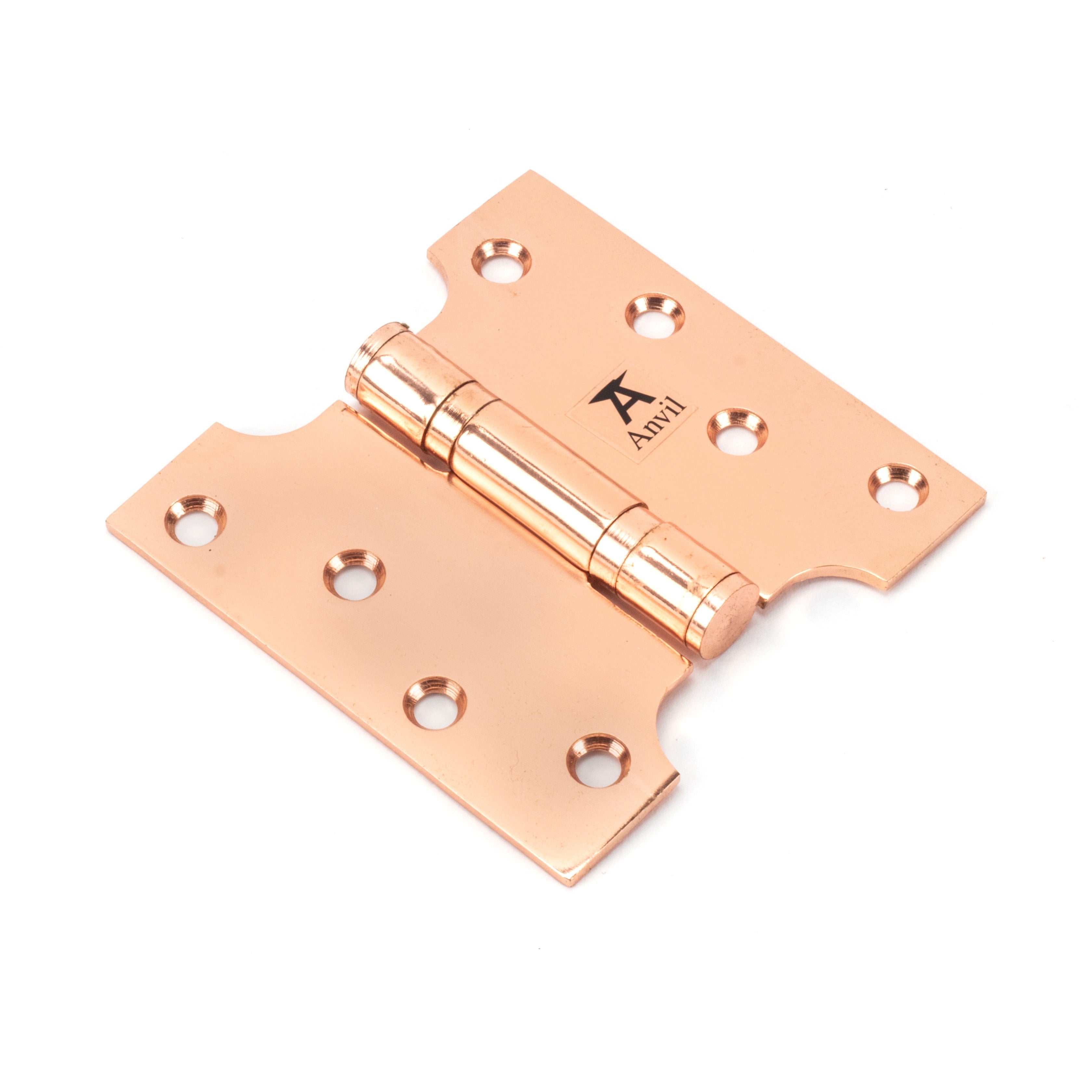 Polished Bronze 4" x 2" x 4" Parliament Hinge (pair) ss | From The Anvil-Parliament Hinges-Yester Home