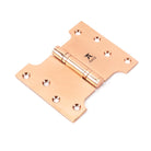 Polished Bronze 4" x 3" x 5"  Parliament Hinge (pair) ss | From The Anvil - Parliament Hinges - From The Anvil - Yester Home