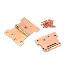 Polished Bronze 4" x 3" x 5"  Parliament Hinge (pair) ss | From The Anvil - Parliament Hinges - From The Anvil - Yester Home