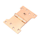 Polished Bronze 4" x 4" x 6" Parliament Hinge (pair) ss | From The Anvil-Parliament Hinges-Yester Home