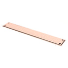 Polished Bronze 425mm Art Deco Fingerplate | From The Anvil - Fingerplates - From The Anvil - Yester Home
