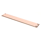Polished Bronze 425mm Art Deco Fingerplate | From The Anvil-Fingerplates-Yester Home