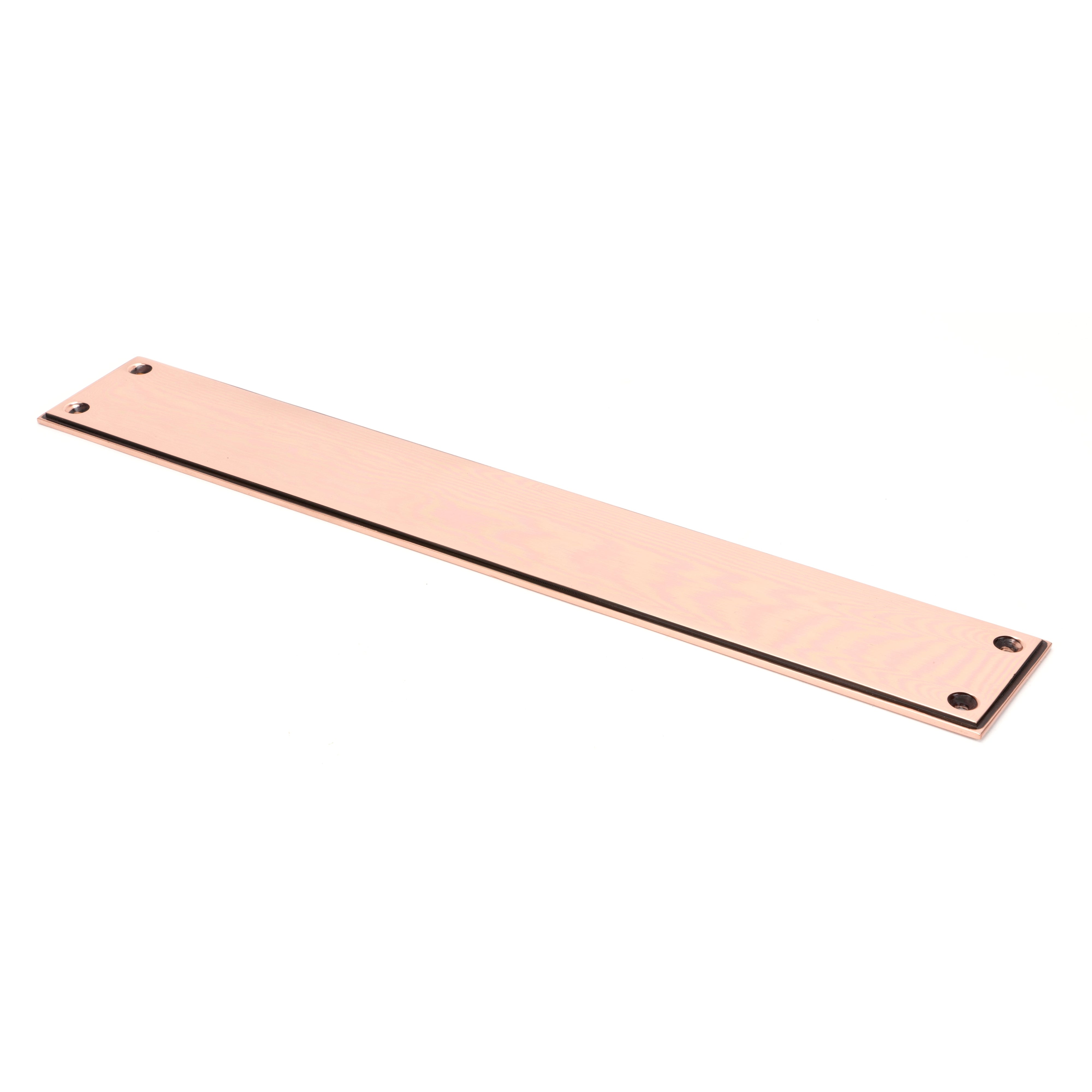 Polished Bronze 425mm Art Deco Fingerplate | From The Anvil-Fingerplates-Yester Home