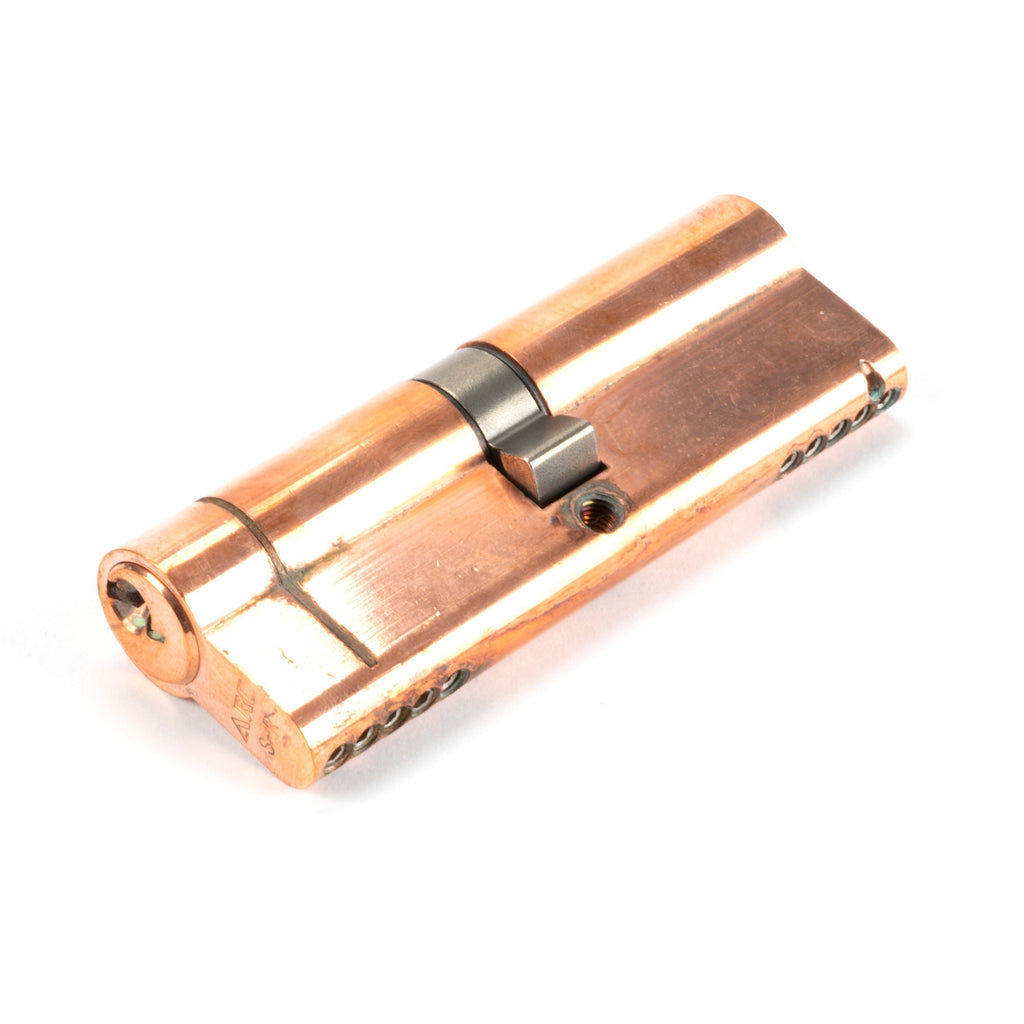 Polished Bronze 45/45 5pin Euro Cylinder KA | From The Anvil-Euro Cylinders-Yester Home