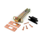 Polished Bronze 5" Heavy Duty Tubular Deadbolt - Deadlocks & Deadbolts - From The Anvil - Yester Home