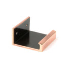 Polished Bronze 50mm Plain Edge Pull | From The Anvil-Edge Pulls-Yester Home