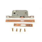 Polished Bronze 50mm Sliding Door Lock | From The Anvil - Sliding Door Locks - From The Anvil - Yester Home