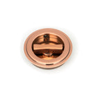 Polished Bronze 60mm Art Deco Round Pull - Privacy Set | From The Anvil - Cabinet Pulls - From The Anvil - Yester Home