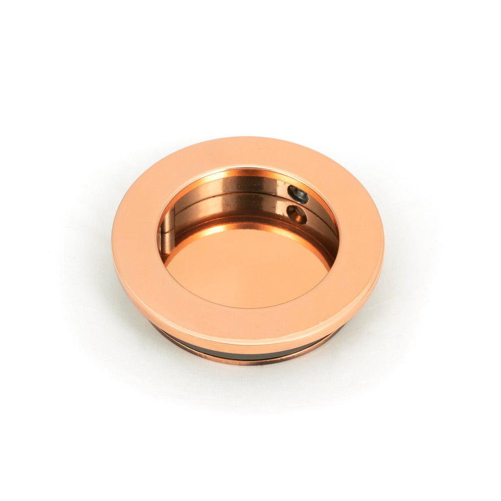 Polished Bronze 60mm Plain Round Pull | From The Anvil-Cabinet Pulls-Yester Home