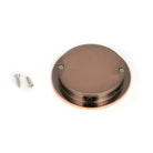 Polished Bronze 75mm Plain Round Pull | From The Anvil-Cabinet Pulls-Yester Home