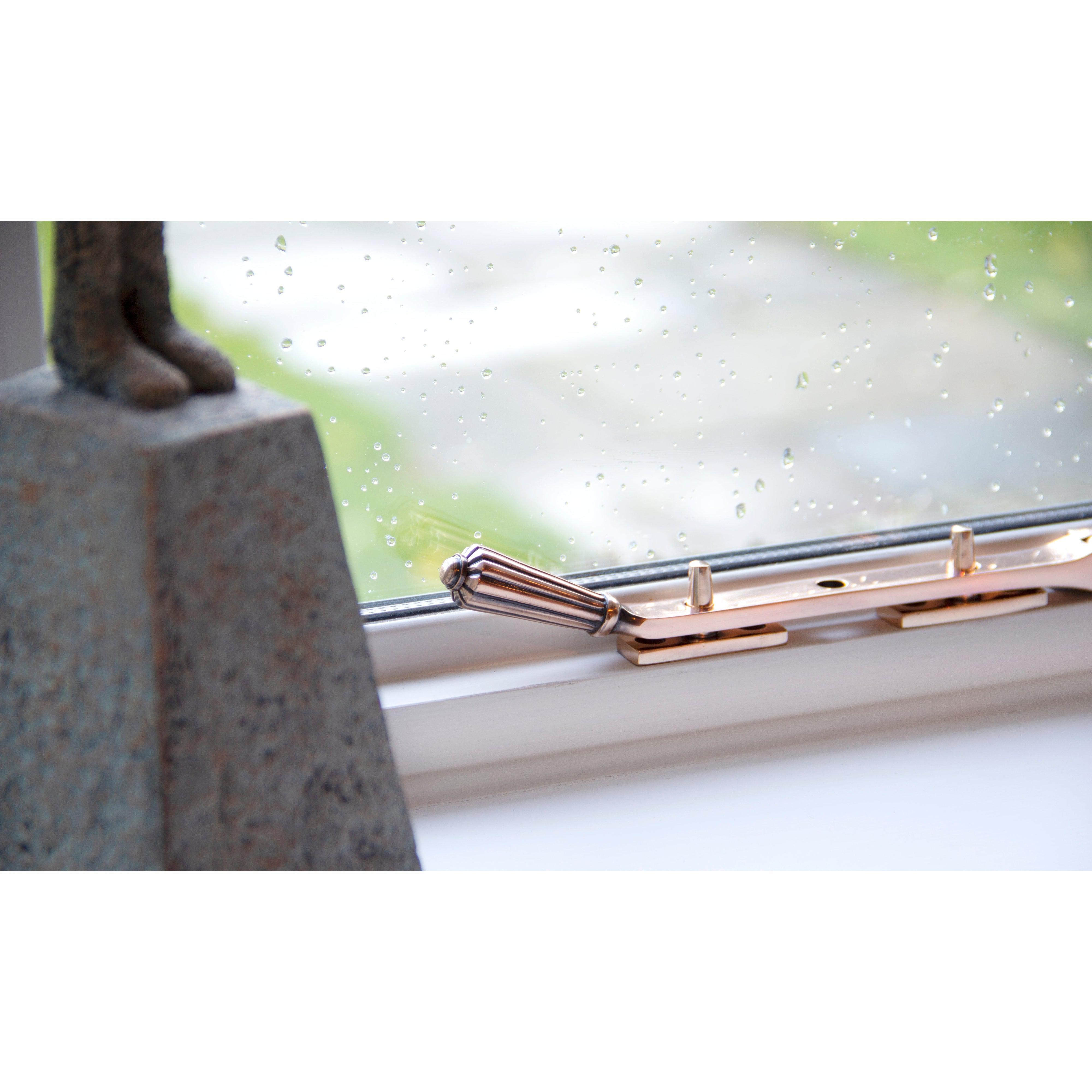 Polished Bronze 8" Hinton Stay | From The Anvil-Stays-Yester Home