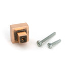 Polished Bronze Albers Cabinet Knob - 25mm - Cabinet Knobs - From The Anvil - Yester Home