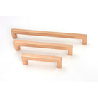 Polished Bronze Albers Pull Handle - Large - Pull Handles - From The Anvil - Yester Home
