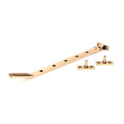 Polished Bronze Art Deco 12" Stay - Stays - From The Anvil - Yester Home