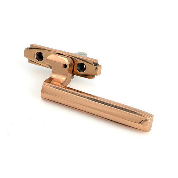 Polished Bronze Art Deco Espag - LH - Espag. Fasteners - From The Anvil - Yester Home