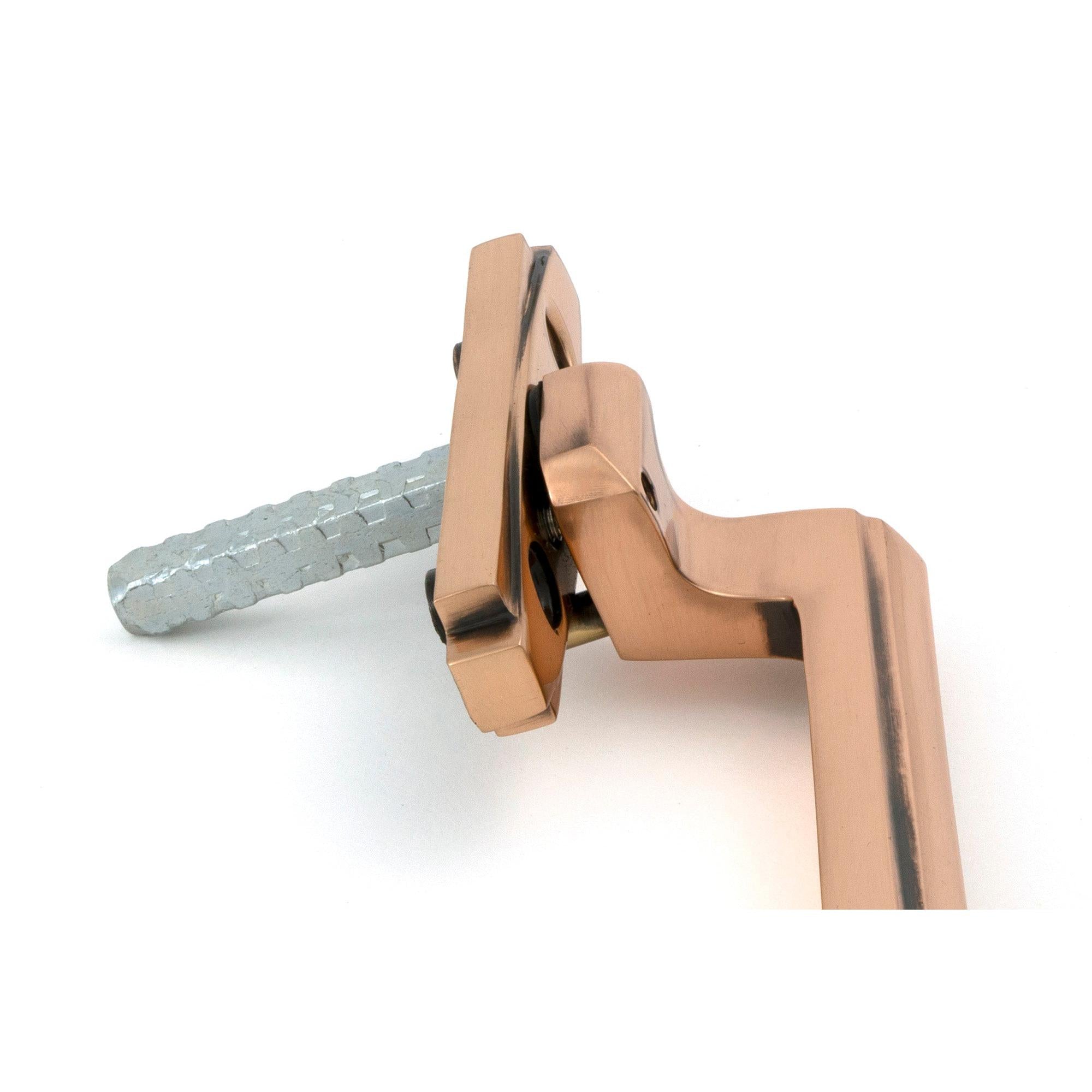 Polished Bronze Art Deco Espag - RH - Espag. Fasteners - From The Anvil - Yester Home