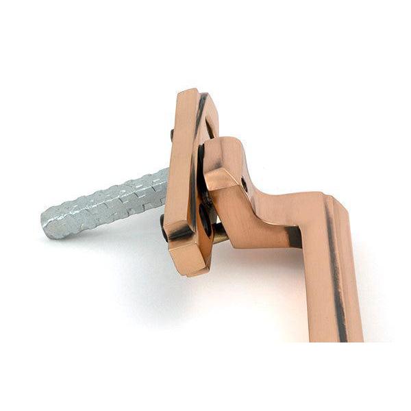 Polished Bronze Art Deco Espag - RH - Espag. Fasteners - From The Anvil - Yester Home