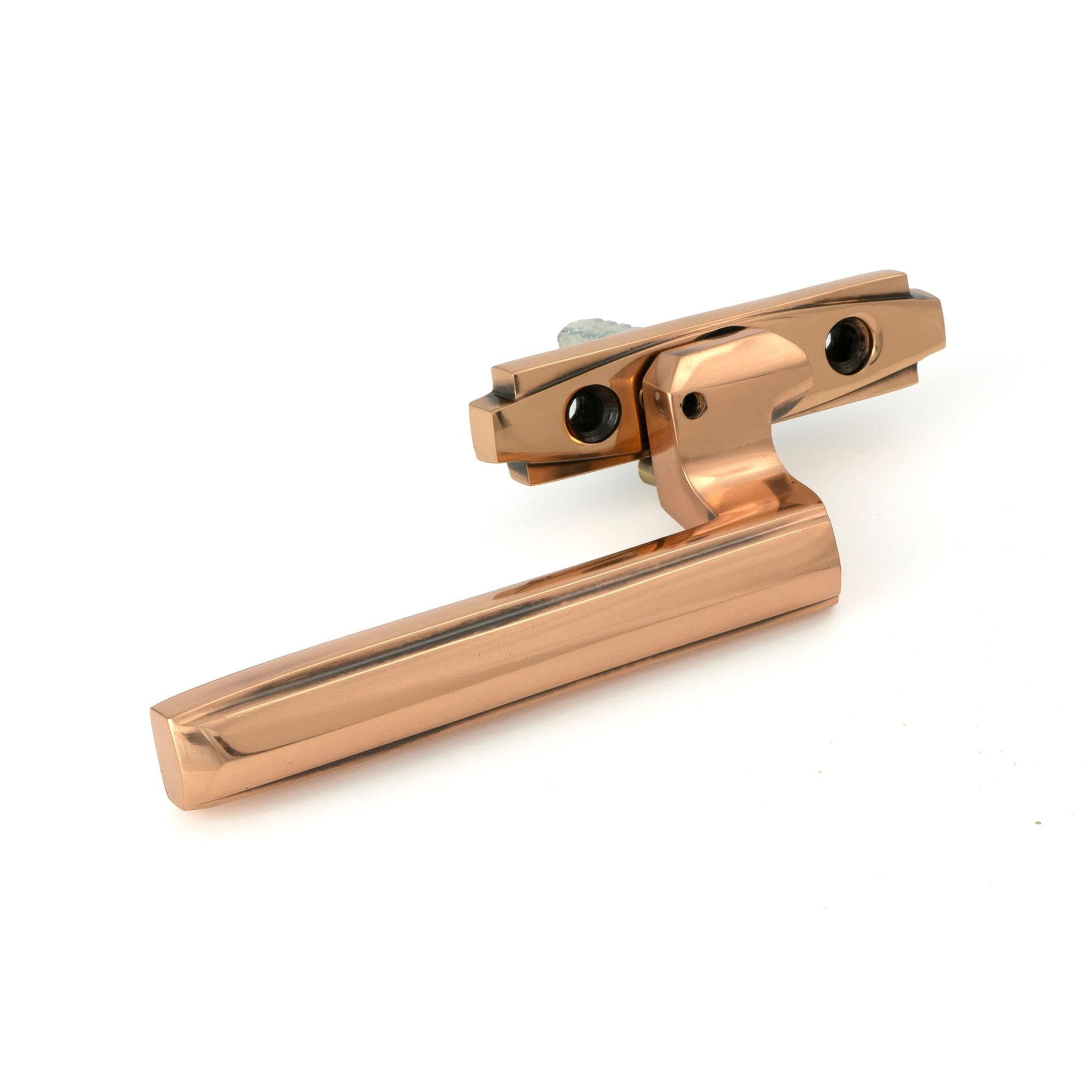 Polished Bronze Art Deco Espag - RH - Espag. Fasteners - From The Anvil - Yester Home