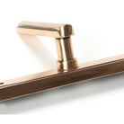 Polished Bronze Art Deco Slimline Lever Espag. Lock Set | From The Anvil-Espagnolette-Yester Home