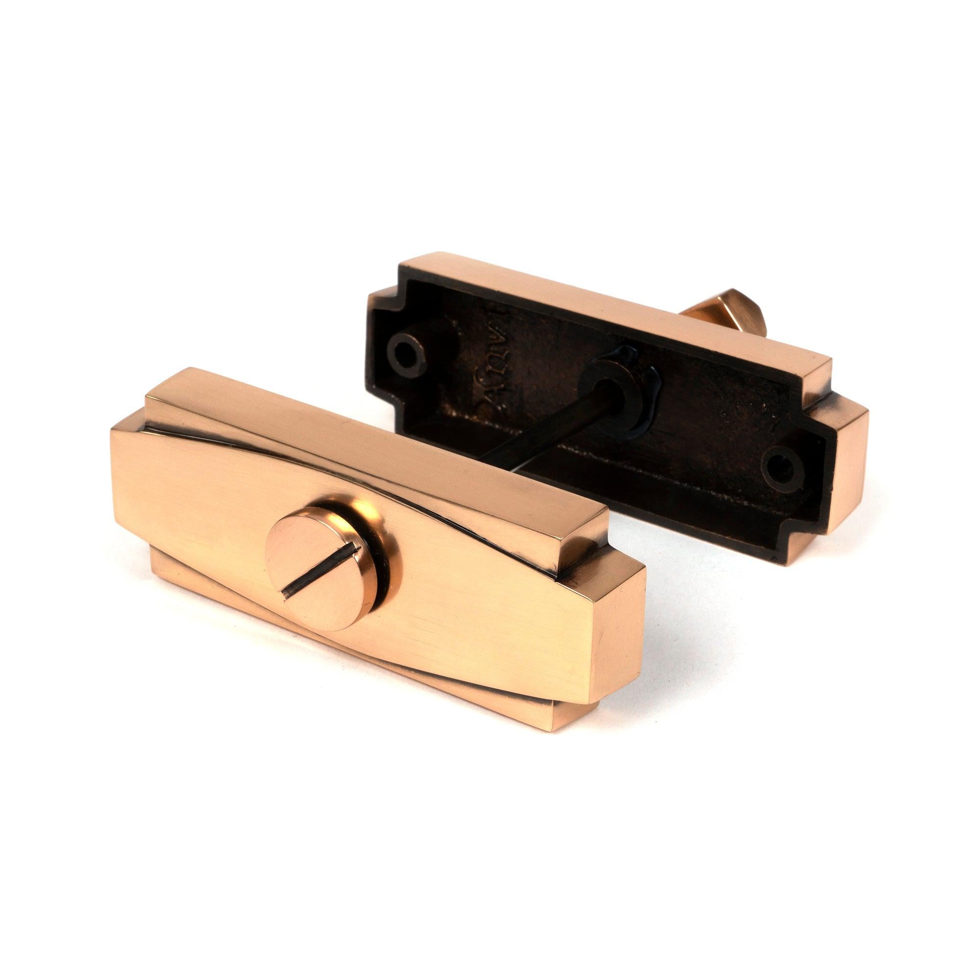 Polished Bronze Art Deco Thumbturn | From The Anvil - Thumbturns - From The Anvil - Yester Home