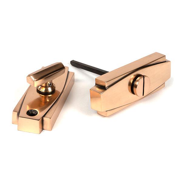 Polished Bronze Art Deco Thumbturn | From The Anvil-Thumbturns-Yester Home