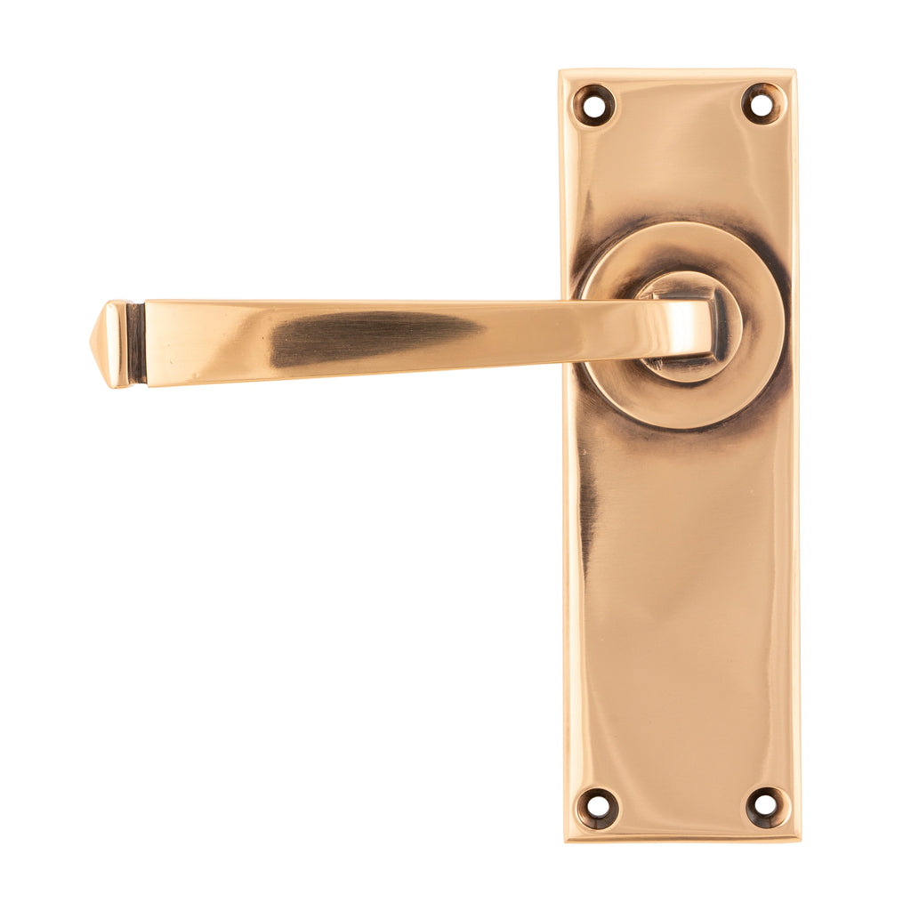 Polished Bronze Avon Lever Latch Set | From The Anvil-Lever Latch-Yester Home