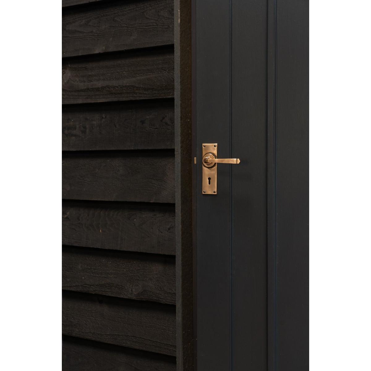 Polished Bronze Avon Lever Lock Set | From The Anvil-Lever Lock-Yester Home