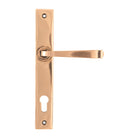 Polished Bronze Avon Slimline Lever Espag. Lock Set | From The Anvil - Espagnolette - From The Anvil - Yester Home